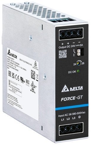 DRF-24V960W3GBA Блок питания, вход 3ф x 320-575 VAC, выход 24 VDC 40 A 960 W, реле DC OK, старт от -40°C, метал. корпус в Казани