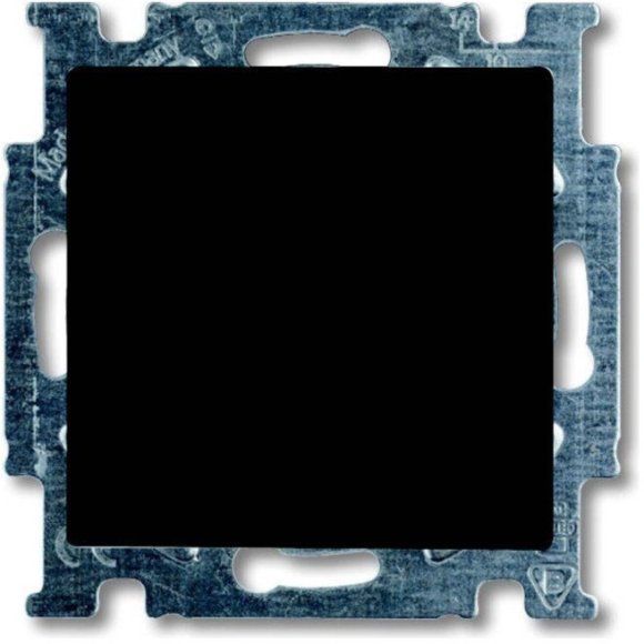 Выключатель 1-клавишный ABB BASIC55, скрытый монтаж, chateau-black, 2CKA001012A2174 в Казани