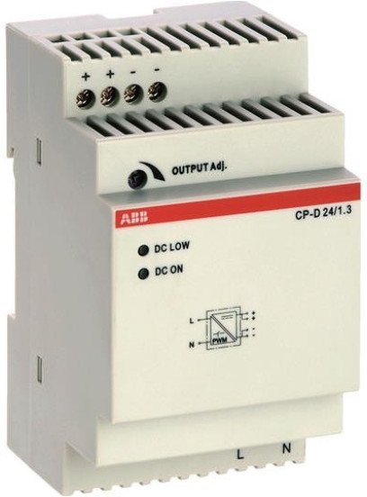 Блок питания CP-D 24/1.3 (регулир. вых. напряж) вход 90-265В AC / 120-370В DC, выход 24В DC /1.3A, 1SVR427043R0100 в Казани