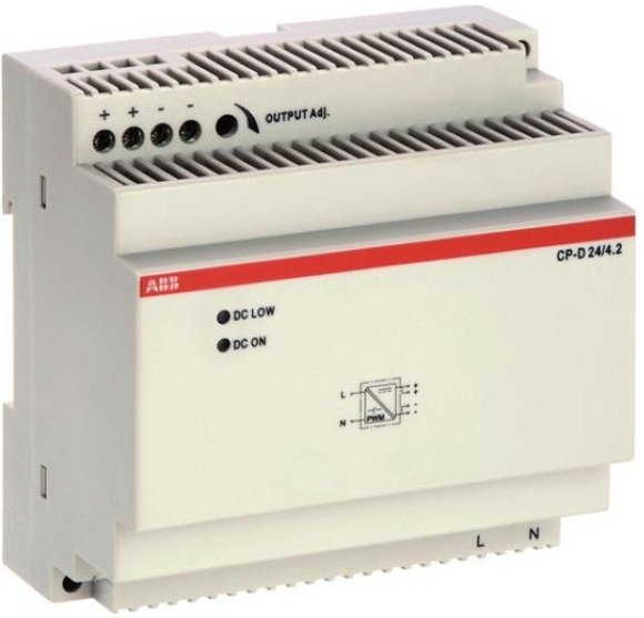 Блок питания CP-D 24/4.2 (регулир. вых. напряж) вход 90-265В AC / 120-370В DC, выход 24В DC /4.2A, 1SVR427045R0400 в Казани
