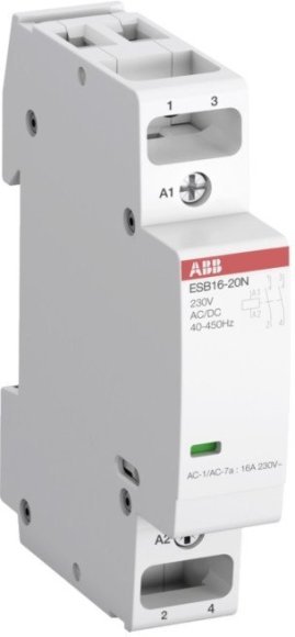 Модульный контактор ABB ESB-N 1НО+1НЗ 16А 24В AC/DC, 1SBE111111R0111 в Казани