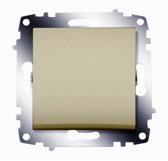 Выключатель 1-клавишный ABB COSMO, скрытый монтаж, титан, 619-011400-200 в Казани