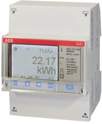 Счетчик электроэнергии однотарифный ABB A41 однофазный 5(80)А, кл.т. 1, 2CMA100082R1000 в Казани
