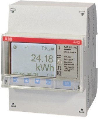 Счетчик электроэнергии однотарифный ABB A42 однофазный 1(6)А, кл.т. 1, 2CMA100094R1000 в Казани