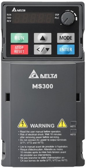 Преобразователи частоты Delta Electronics VFD2A7MS43AFSAA (0.75кВт 3ф 400В) серии MS300 в Казани