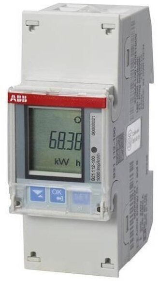 Счетчик электроэнергии однотарифный ABB B24 трехфазный 1(6)А, кл.т. 1, 2CMA100809R1000 в Казани