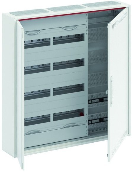 Шкаф 120М навесной с медиапанелями IP30, 800x800x160 между DIN-рейками 125 мм и самозажимными клеммами N/PE и дверью с вент. отверстиями ComfortLine CA35VML, 2CPX052216R9999 в Казани