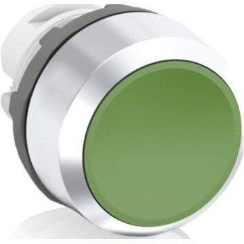 Кнопка MP1-30G зеленая (только корпус) без подсветки без фиксации, 1SFA611100R3002 в Казани