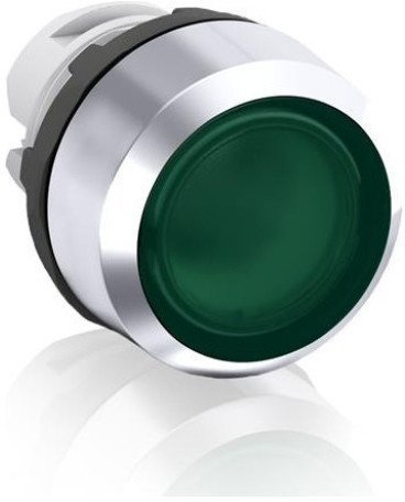 Кнопка MP1-31G зеленая (только корпус) с подсветкой без фиксации, 1SFA611100R3102 в Казани