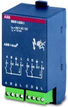 BE/M4.12.1 Модуль бинарный вход 4-канальный, дискретный вход, 2CDG110007R0011 в Казани