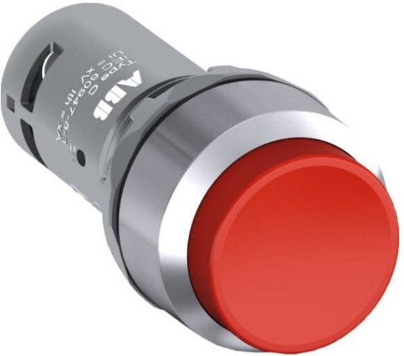 Кнопка CP3-30R-20 красная с выступающей клавишей без фиксации 2НО, 1SFA619102R3021 в Казани