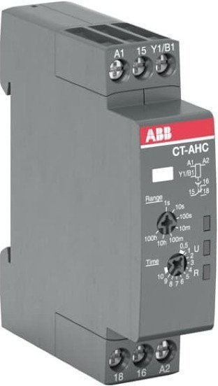 Реле времени CT-AHC.12 компактное (задержка при отключ.) 24-48B DC, 24- 240B AC (7 диапазонов времени 0,05с...100ч) 1ПК, 1SVR508110R0000 в Казани