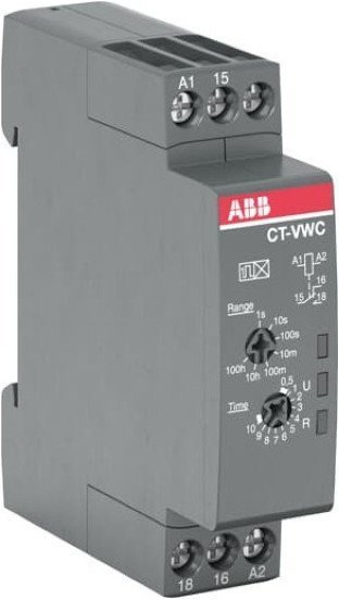 Реле времени CT-VWC.12 компактное (импульс при включ.) 24-48B DC, 24-240B AC (7 диапазонов времени 0,05с...100ч) 1ПК, 1SVR508130R0000 в Казани