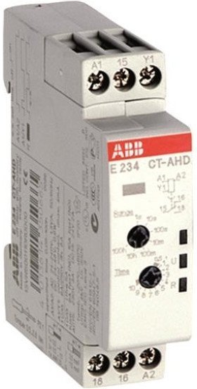 Реле времени CT-AHD.12 модульное (задержка на отключ.) 24-48B DC, 24- 240B AC (7 временных диапазонов 0,05с...100ч) 1ПК, 1SVR500110R0000 в Казани