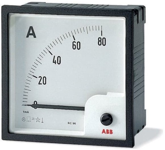 Амперметр щитовой ABB AMT 1А AC, аналоговый, кл.т. 1,5, 2CSG313020R4001 в Казани