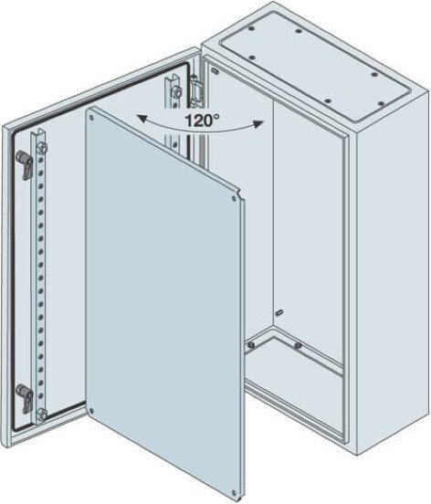 SR Корпус шкафа с монт.платой 1000х600х250мм ВхШхГ, SRN10625K в Казани