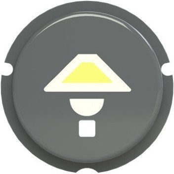 SBL-N2GR Кнопка освещение free@home, Zenit, серый, 2CLA202610N1402 в Казани