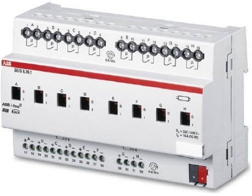 SD/S8.16.1 Светорегулятор ЭПРА 1-10В, 8-канальный, 16А, 2CDG110081R0011 в Казани