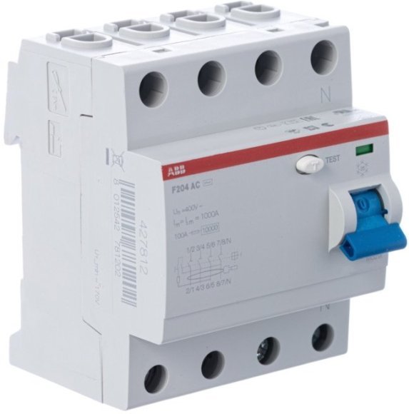 Выкл.диф.тока 4мод. F204 AC-63/0,3, 2CSF204001R3630 в Казани