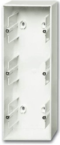 Future Коробка для открытого монтажа, 3 поста, белый бархат, 2CKA001799A0955 в Казани