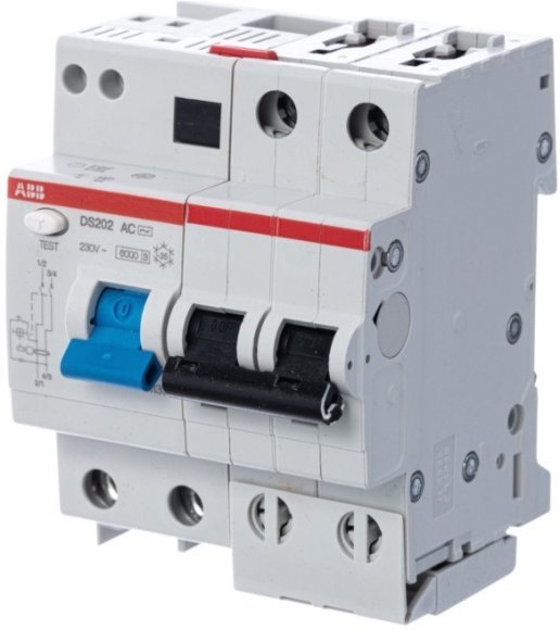 Дифавтомат ABB DS200 2P 10А (B) 6 кА, 30 мА (AC), 2CSR252001R1105 в Казани