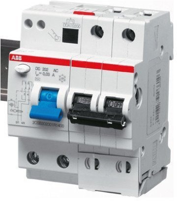 Дифавтомат ABB DS200 2P 10А (C) 10 кА, 30 мА (AC), 2CSR272001R1104 в Казани