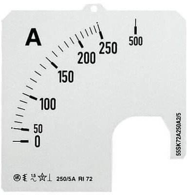 Шкала для амперметра SCL-A1-50/72, 2CSG112149R5011 в Казани