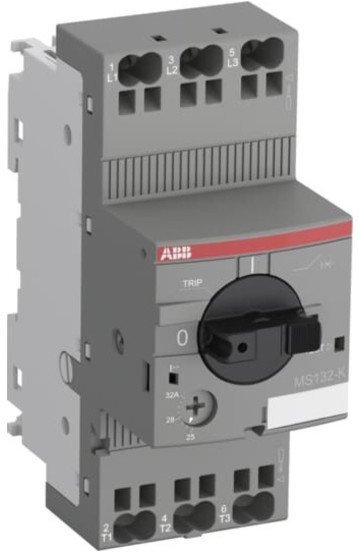 Силовой автомат для защиты двигателя ABB 0.25А 3P, термомагнитный расцепитель, 1SAM350010R1002 в Казани