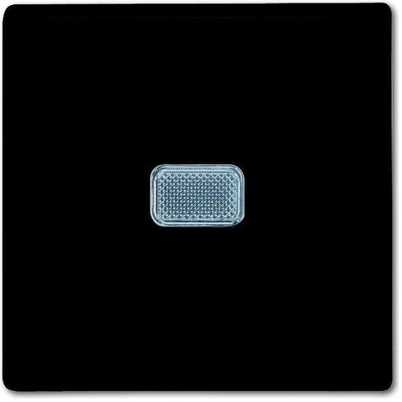 Выключатель 1-клавишный ABB BASIC55 с подсветкой, скрытый монтаж, chateau-black, 2CKA001012A2175 в Казани
