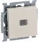 Выключатель 1-клавишный ABB BASIC55 с подсветкой, скрытый монтаж, слоновая кость, 2CKA001012A2156 в Казани