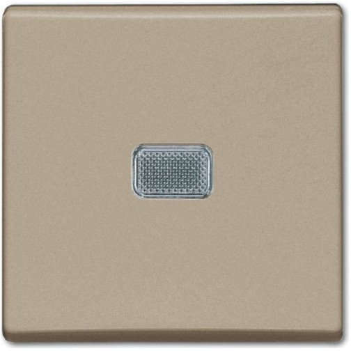 Выключатель 1-клавишный ABB BASIC55 с подсветкой, скрытый монтаж, шампань, 2CKA001012A2165 в Казани
